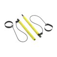 thumbnail image 2 of jinwen 2 Sections Pilates Bar Exercise Stick for Power Lifting Indoor Outdoor Squat Yellow, 2 of 9