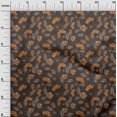 thumbnail image 3 of oneOone Tissu Cambric Coton Marron Floral Rétro Matériel de Robe Tissu Imprimé Tissu au Mètre 42 Pouces de Large, 3 of 5