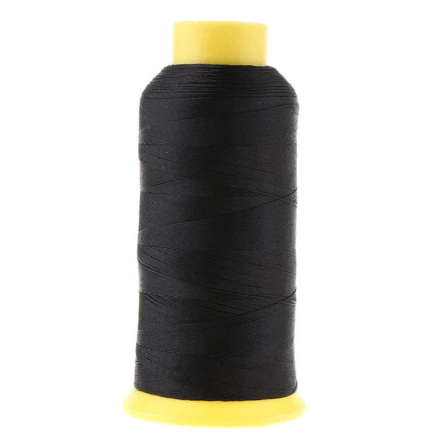 1 Roll 210D Strong Bonded Nylon Sewing Thread Spool for Canvas Beading Leather Sewing Accessories Black