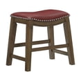 thumbnail image 4 of Topline Home Furnishings Stool, Faux Leather, 4 of 5