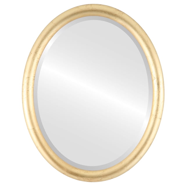 Miroir Encadré Pasadena - Feuille d'Or