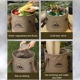 thumbnail image 4 of Outdoor Travel Camping Multifunctional Handheld Portable Large Capacity Telescopic Car Folding Water Bucket 20L, 4 of 8