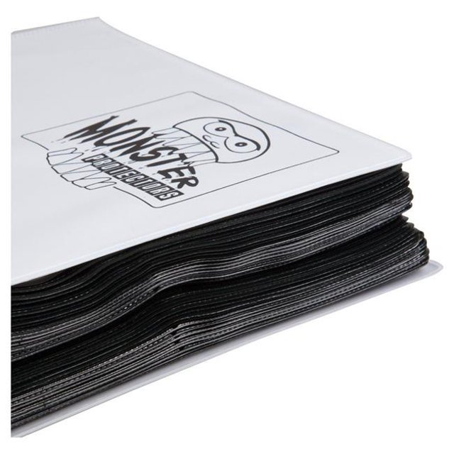 Monster Protectors Mega Monster 9-Pocket Binder, Matte White