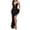 Black, variant on Elvqul Long Sleeve Dress for Women V-Neck Pockets Pullover Summer Plain Midi Dresses for Women Rose Gold