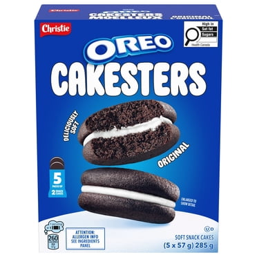 OREO Cakesters Soft Snack Cakes, Snack Packs 5x57g