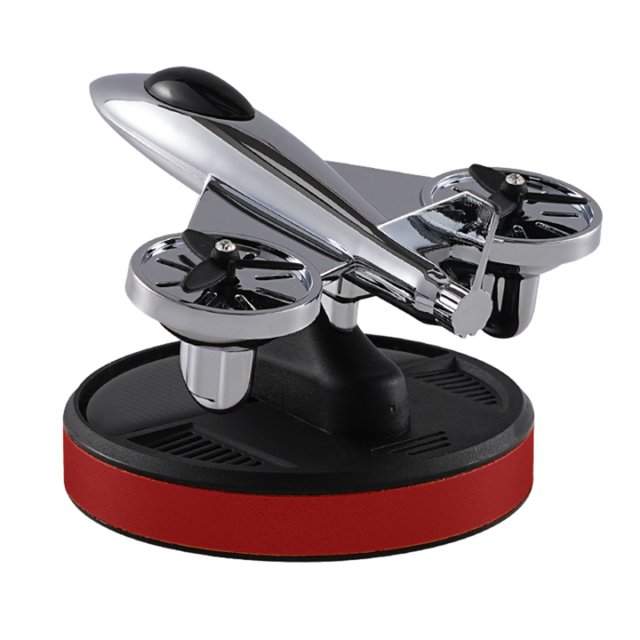 Wzzjkit Solar Car Airplane Accessories Car Perfume Instrument Rotating Decoration Supplies