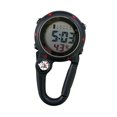 thumbnail image 3 of jinwen Carabiner Watch Clip Electronic Watch with Alarm Clock Unisex Accurate Date Week Black, 3 of 9