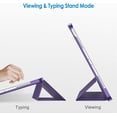 thumbnail image 5 of Case for iPad Pro 12.9 Inch Case, (2022/2021/2020, 6th/5th/4th Generation), Convenient Magnetic Attachment, Two-Way Stand, Full Pencil 2 Support, Rebound Folio Stand Cover Case - Purple, 5 of 5