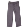 thumbnail image 1 of Bienzoe Pantalon d'Uniforme Scolaire pour Garçon à Taille Ajustable Gris 10, 1 of 2