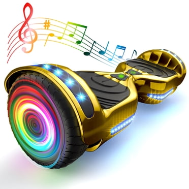 HOVERSTAR Hoverboard for Kids & Teens (Hoverstar 2.0 System), Chrome & Stylish Design, Built-in Bluetooth Speaker, LED Flashing Wheels, Self-Balancing Electric Scooter, UL 2272 Certified(Unicorn)