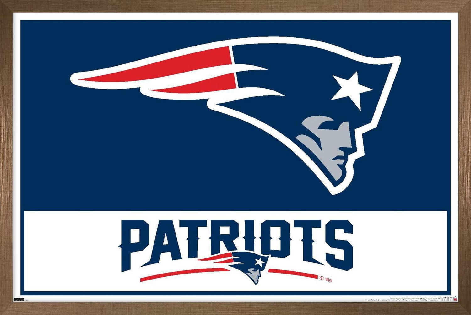 NFL New England Patriots - Logo 21 Wall Poster