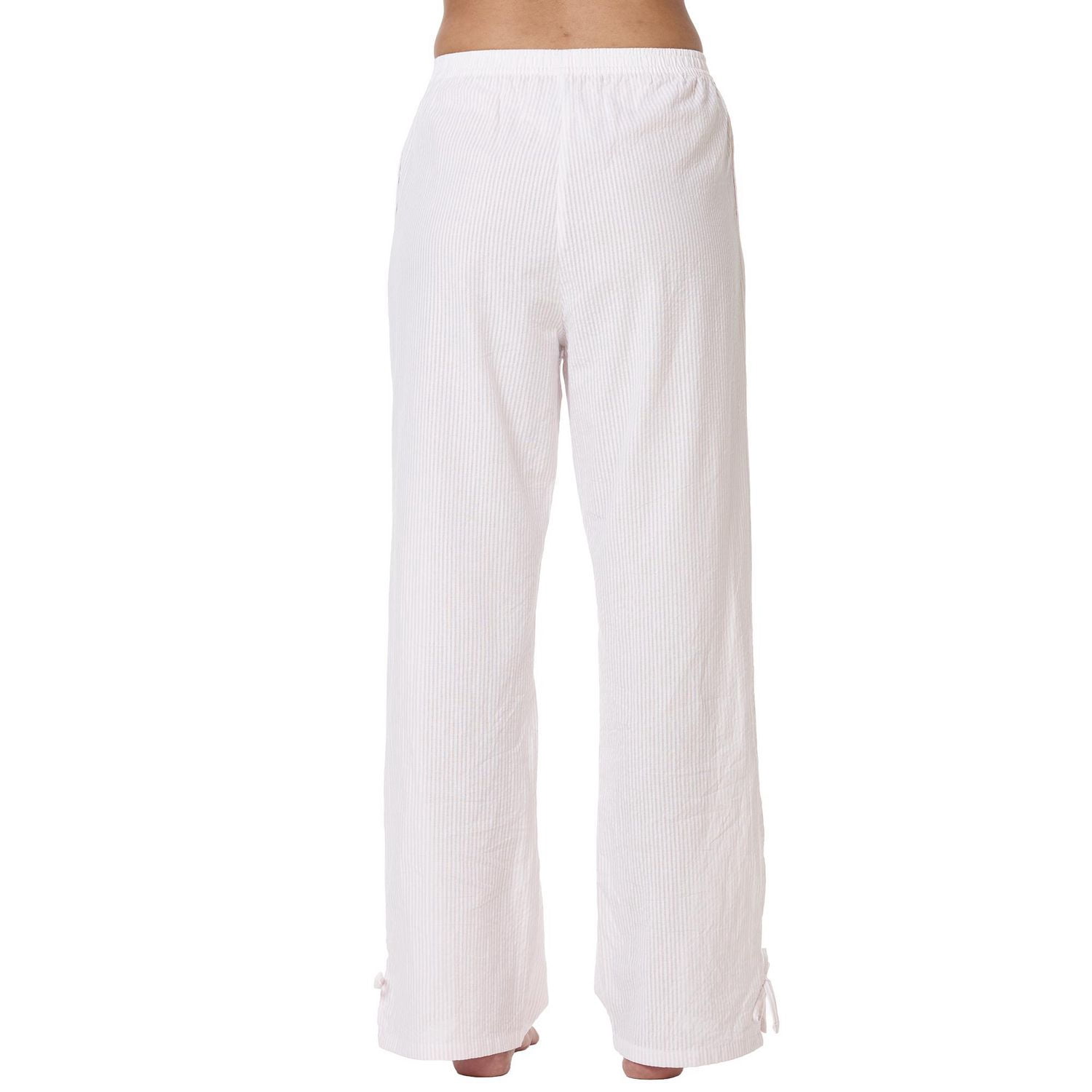 Secret Pantalon en seersucker avec nouettes-Exclusivité ligne