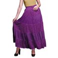 thumbnail image 1 of Bimba Jupes Maxi Imprimées Femmes Style Bohème Gitane Longue Jupe en Coton, 1 of 5