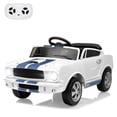 thumbnail image 1 of 12v Battery Powered Ride on Toys, Ride on Licensed Shelby GT350 Car with Remote Control, Kids Electric Vehicle with Safety Belt, 1 of 7