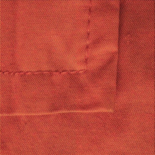 Ahgly Company Tapis d'Intérieur Lavable à la Machine, Carré, Transitionnel, Orange Rouge Orange, Tapis de Zone, 7 Pieds Carré