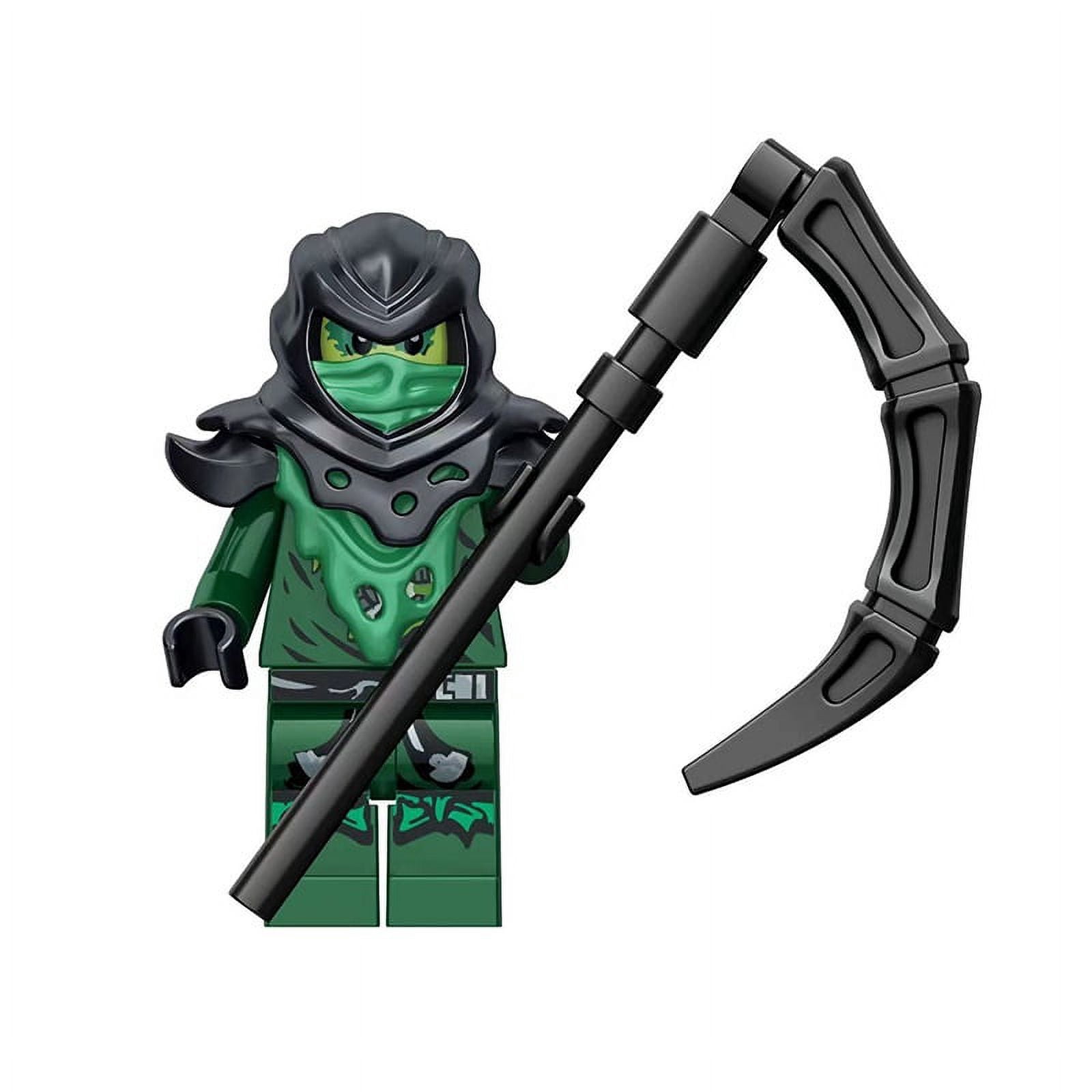 Ninjago Figure Building Blocks Children'S Assembly Toy Ornaments Evil Green Ninja Moro Collecting Character Statues for Anime Fans Graduation Gift 1.97 inch