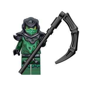 Ninjago Figurine Construction Blocs Assemblage des Enfants Jouet Ornements Evil Vert Ninja Moro Collecte Statues de caractère pour Anime Fans Graduation Cadeau 1.97 de pouce