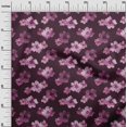 thumbnail image 3 of oneOone Rayon Purple Fabric Floral & Sewing Craft Projects Fabric Prints By Yard 56 Inch Wide, 3 of 5