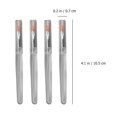 thumbnail image 2 of CATIEBYE 20Pcs Lip Brush with Lid Transparent for Expert Lip Line and Smooth Color Application, 2 of 6
