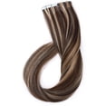 thumbnail image 2 of Extensions de Cheveux Humains à Tape, Mèches, Balayage, Longs, Raides, Doux, 2 of 6