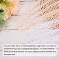thumbnail image 5 of Unique Bargains Lace Trim Ribbon 10 Yards 1 Inch Cotton Elastic Trim for Craft,Gift Wrappers,Headbands,White Style 11, 5 of 5