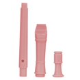 thumbnail image 4 of 8 Holes Chinese Mini Bamboo Flute Tube Woodwind Musical Instrument C / D / E / F / Key Clarinet Handmade Pink, 4 of 10