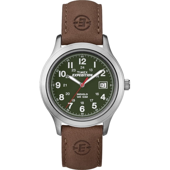 Montre TIMEX® Expedition Metal Field 39 mm avec bracelet en cuir