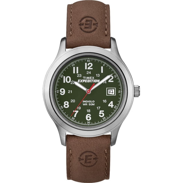 Montre TIMEX® Expedition Metal Field 39 mm avec bracelet en cuir