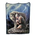 thumbnail image 1 of Anne Stokes Signature Silk Touch Sherpa Lined Throw Blanket (Protector), 1 of 10