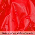 thumbnail image 4 of Reflective Cozy Waterproof Windproof Dog Snowsuit Cute Warm Fleece Padded Cold Weather Pet Clothes - Red Four-leg Style,XXL, 4 of 7