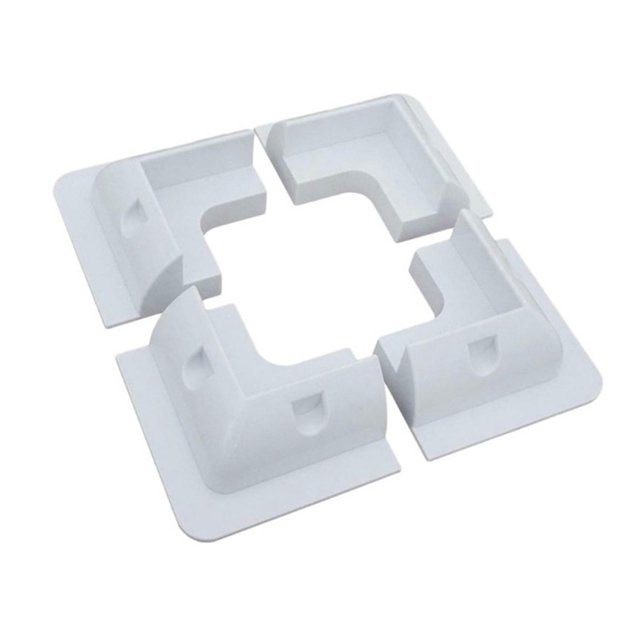 Lipstore Solar Panel Mounting Brackets Kit Camper Van Solar Mount for Motorhomes White