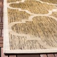 thumbnail image 3 of Safavieh Courtyard Brown Indoor Outdoor Rug - Square 5'3", 3 of 6