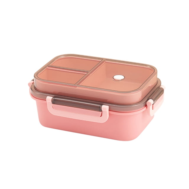 EGNMCR Double-layer Lunch Box Sealed For Office Workers, Separated By Compartments, Bento Box That Can Be Heated In The Microwave For Students, Lunch Box With Tablewar Lunch boxs