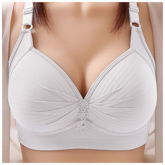 Women's Push Up Wireless Bra Comfort Underwire Bras Comfortable Wire Bralette Everyday Underwear