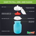 thumbnail image 3 of Squeasy Gear Snacker Baby Infant Toddler Spill Proof Silicone Reusable Food Pouch, 3 of 5