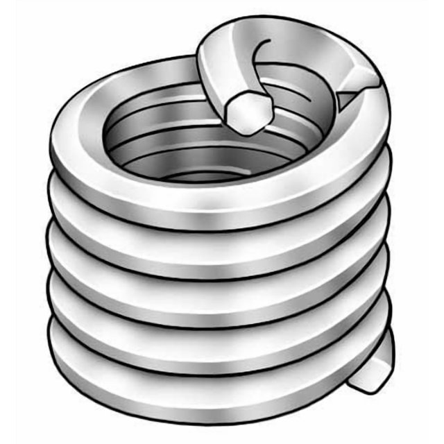 Helical Insert, SS, 7/16-14, 0.656 in, PK10
