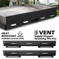 thumbnail image 2 of Wind Guard for Blackstone Griddle 17-36 Inch Wind Screen Set of 4 Stainless Steel Windshield Kit Magnetic-Free Installation Ventilated Griddle Shield for Even Heating, 2 of 7