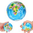 thumbnail image 1 of Squishy Squeeze World Map Globe Palm Ball Slow Rising Stress Reliever Kids Toys, 1 of 7