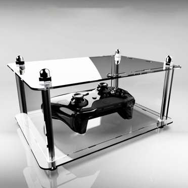 Boîte de Rangement pour Manette de Jeu en Matériau Acrylique Transparent, Housse Antipoussière Empilable pour Manette de Jeu pour PS4/PS5/Switch PRO/Xbox Control