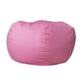 thumbnail image 1 of Oversized Solid Light Pink Bean Bag Chair, 1 of 9