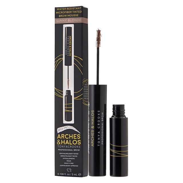 Mousse Teintée pour Sourcils en Microfibre - Blond Ensoleillé par Arches and Halos pour Femmes - Mousse 0,106 oz