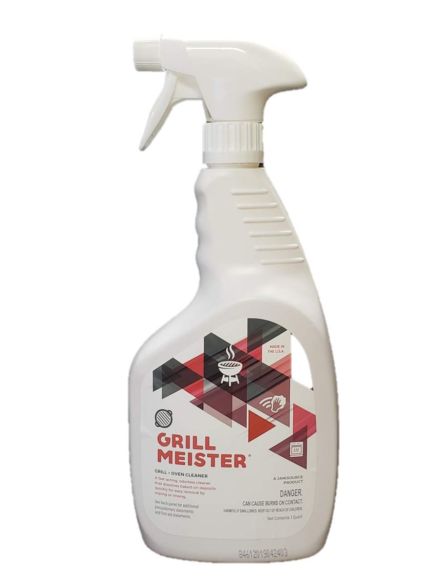 Jani-Source GrillMeister Grill, Grate, Barbeque & Oven - Heavy Duty Cleaner/Degreaser - 1 Quart