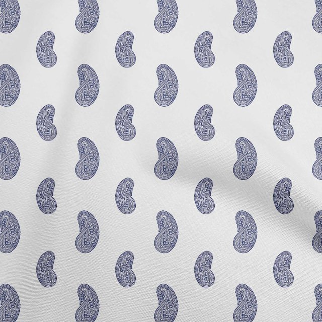 oneOone Polyester Spandex Medium Blue Fabric Block Quilting Supplies Print Sewing Fabric By The Yard 56 Inch Wide-UW