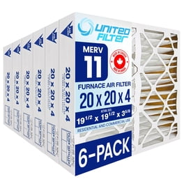 22x22x1 MERV 8 Furnace Filter – Case Of 12, Made In Canada By FurnaceFilters.Ca (Actual Size 21.5x21.5x0.75)