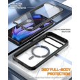 thumbnail image 5 of Poetic Étui Guardian MagPro pour Google Pixel 9 Pro TG 5G, [Compatible avec MagSafe et Fingerprint ID], Noir/transparent, 5 of 5