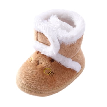 jsaierl Baby Winter Warm Snow Boots Soft Sole Prewalker Non-Skid Boots For Infant Toddler Boys Girls