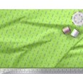 thumbnail image 3 of Soimoi Georgette Viscose Fabric Curve Diamond & Clock Tower Architectural Print Sewing Fabric Yard 42 Inch Wide, 3 of 3