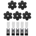 thumbnail image 1 of 10PCS Seasonal Garden Flags Stoppers Made of Rubber and Plastic as Anti Wind Clips Set with Flower Shape Design to Keep Flags from Tangling Fit for Small Flag Poles and Work in All Weathers, 1 of 8