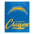 thumbnail image 1 of Caseys 9060427013 50 x 60 in. Los Angeles Chargers Raschel Signature Design Blanket, 1 of 12