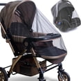thumbnail image 5 of 1pc Universal Stroller Mosquito Net Full Coverage Pram Anti Insect Protection Mesh Cover Enlarged Thickened For Universal Fit Full Protection Durable Mesh Breathable Pure Black, 5 of 5